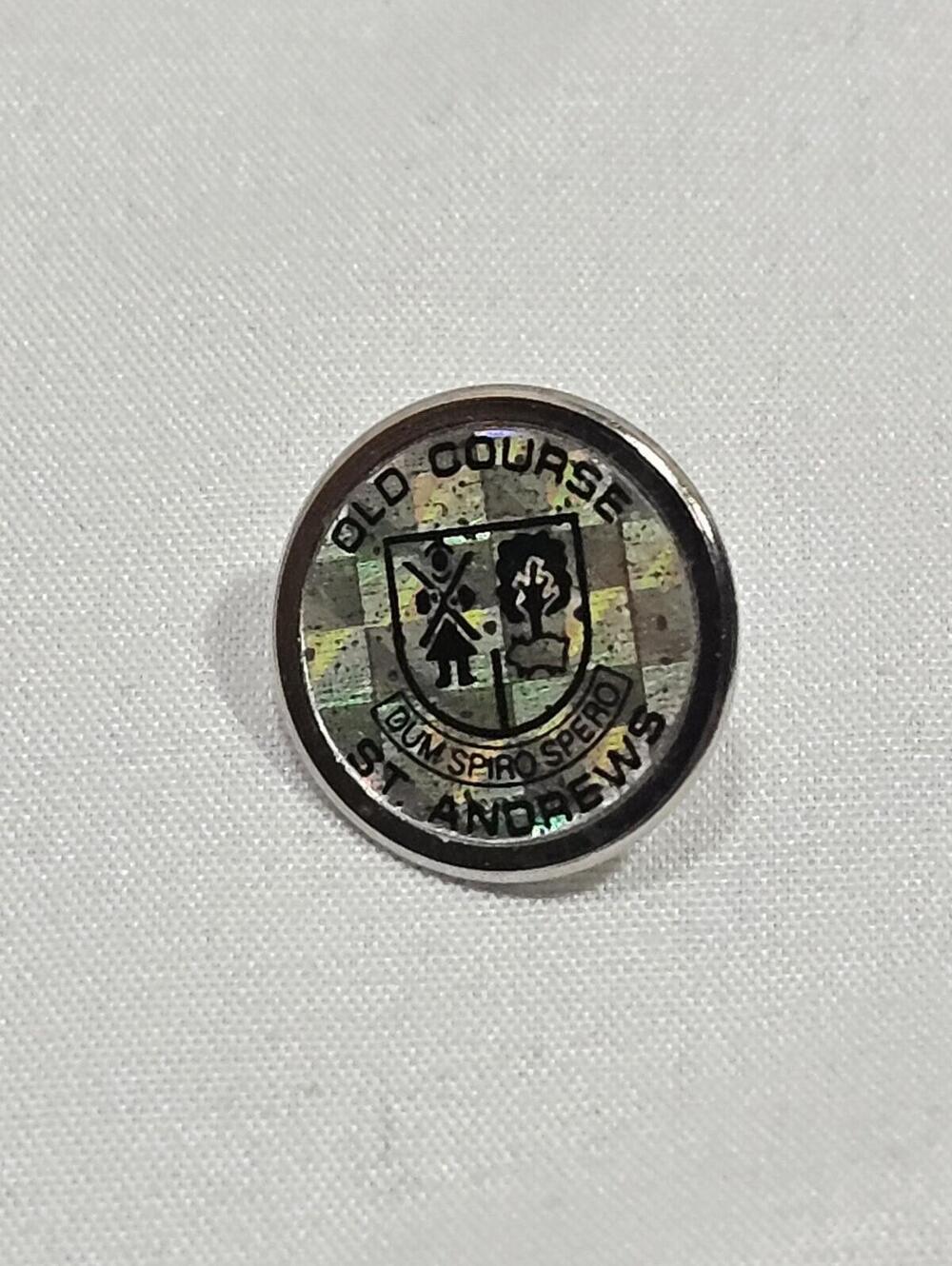Vintage St. Andrews Old Course Golf Ball Marker Scotland Emblem